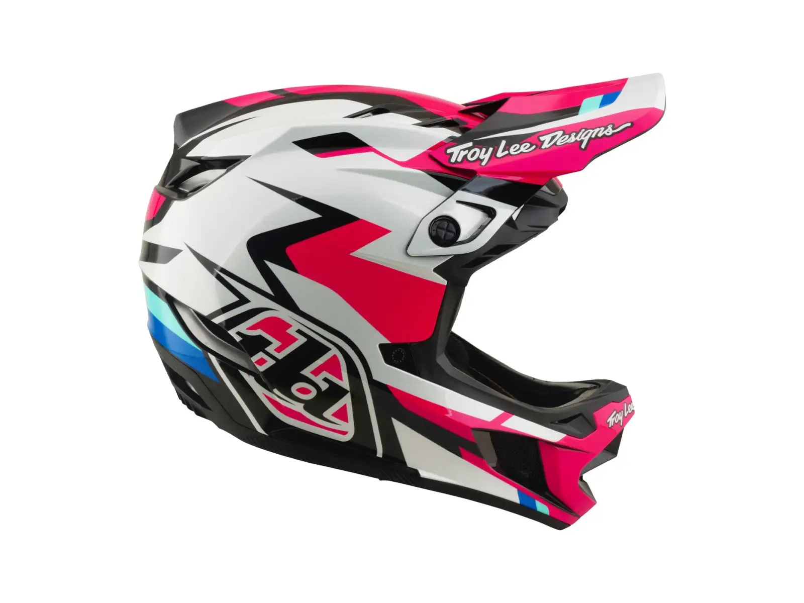 Troy Lee Designs D4 Polyacrylite MIPS Helm Roamer Magenta
