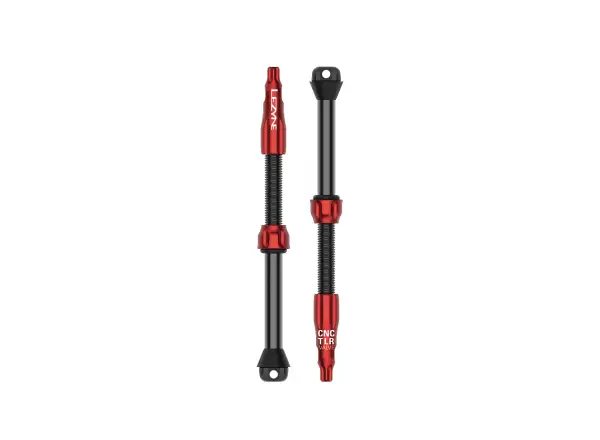 Lezyne CNC Pro Tubeless Ventile 80mm Red