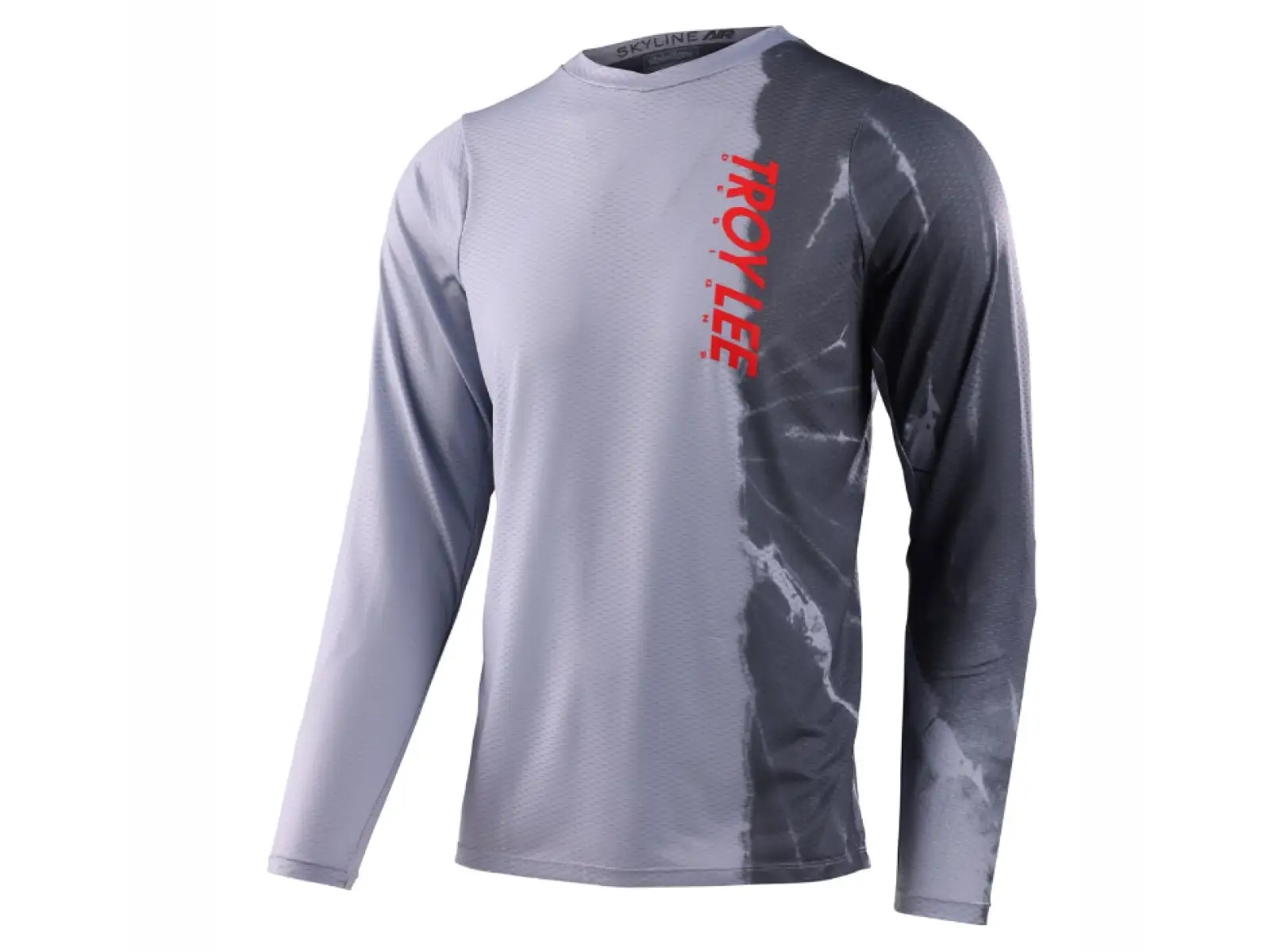 Troy Lee Designs Skyline Air Herrentrikot Langarm Half Dye Cement
