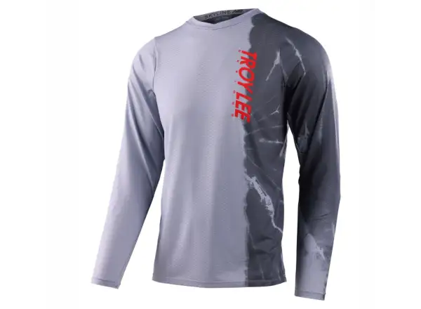 Troy Lee Designs Skyline Air Herrentrikot Langarm Half Dye Cement