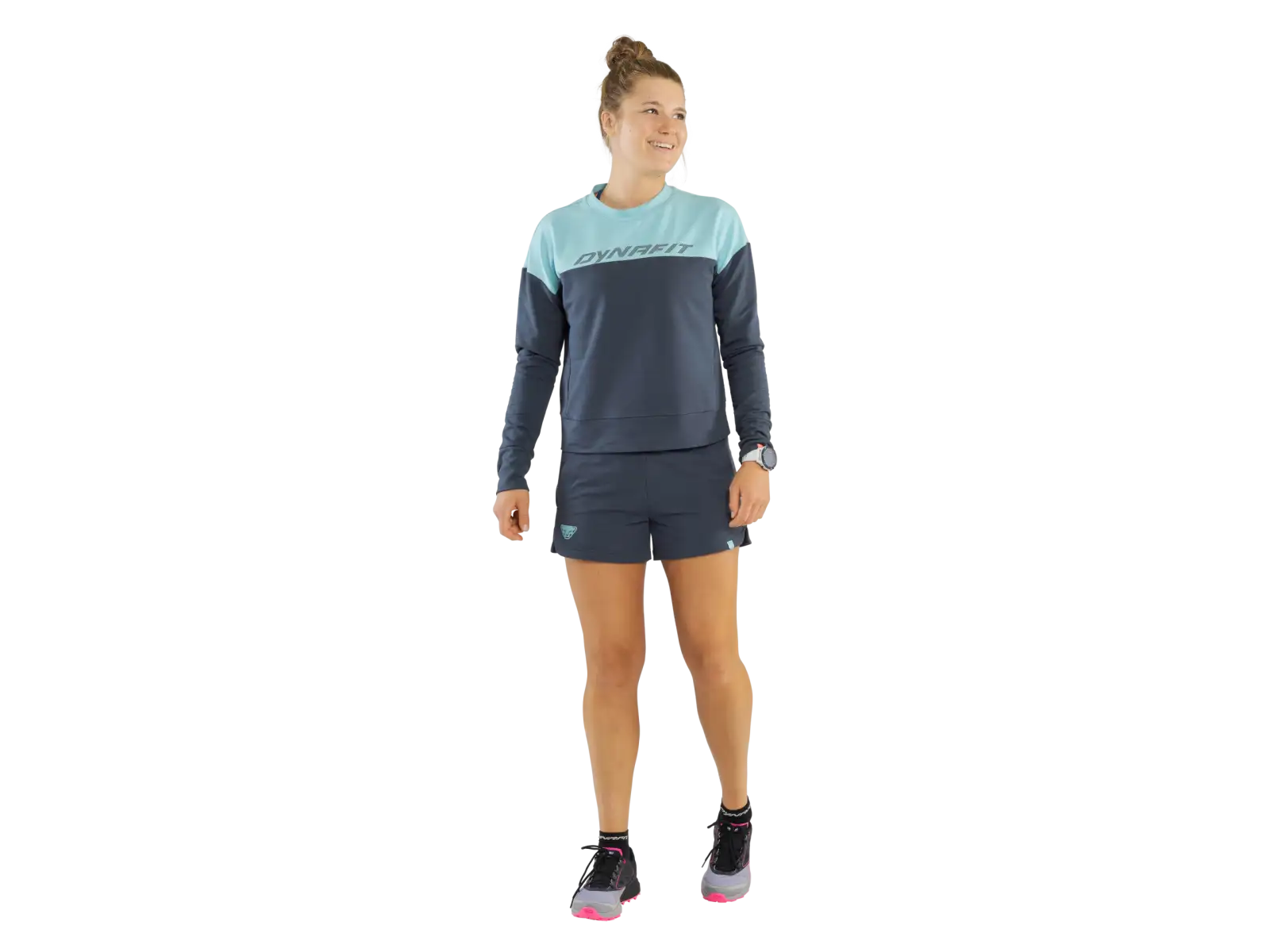 Dynafit 24/7 Damenpullover mit langen Ärmeln Blaubeere / Marineblau