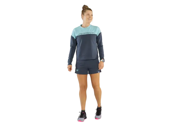 Dynafit 24/7 Damenpullover mit langen Ärmeln Blaubeere / Marineblau