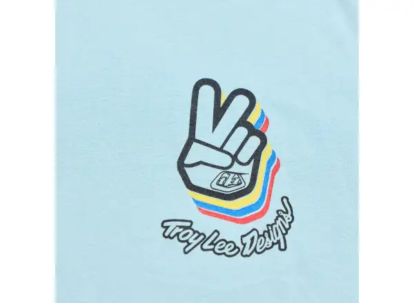 Troy Lee Designs Deuces Herren T-Shirt kurzer Ärmel Dawn blue