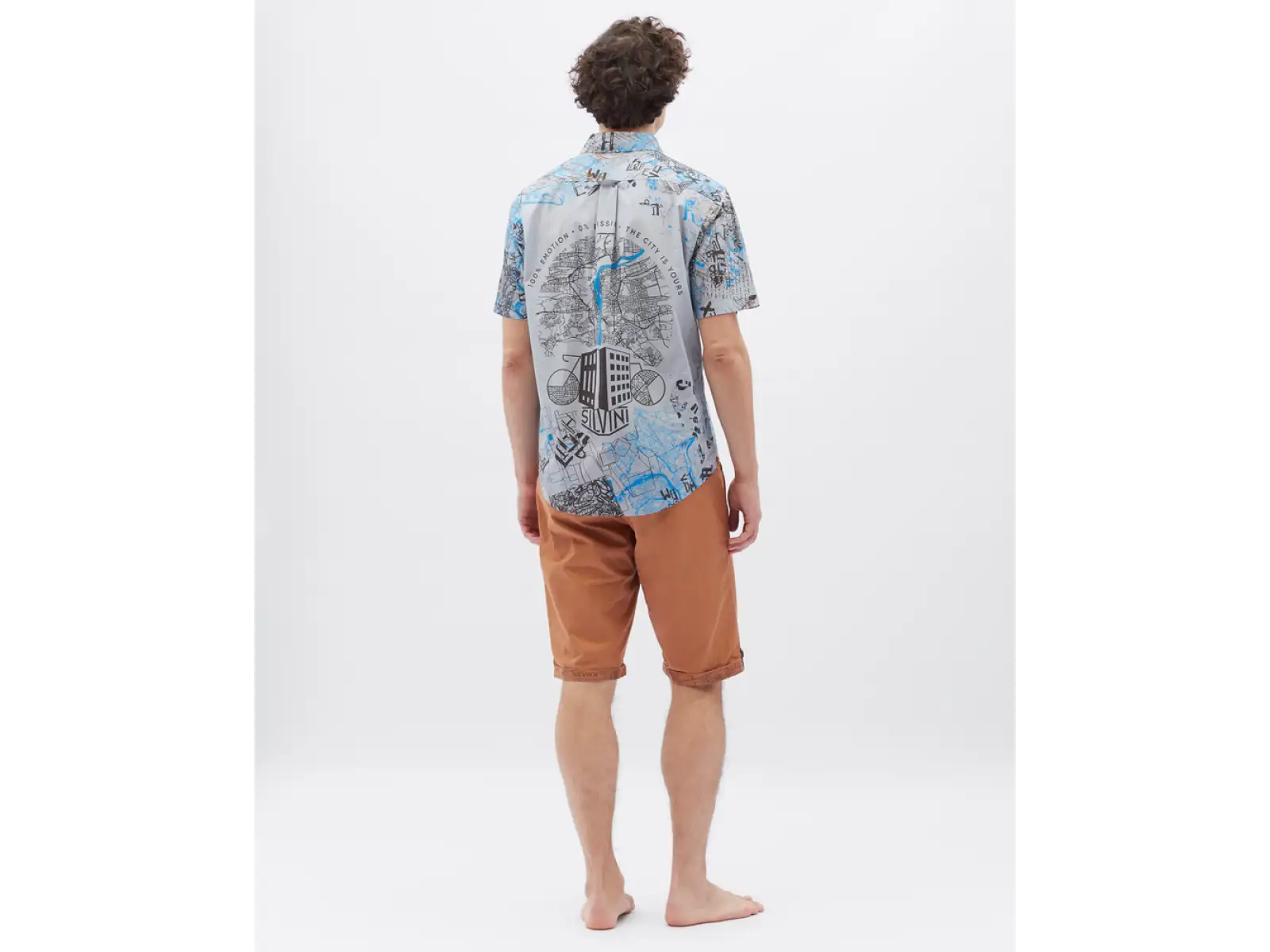 Silvini Montoro Herrenhemd Grey/Charcoal