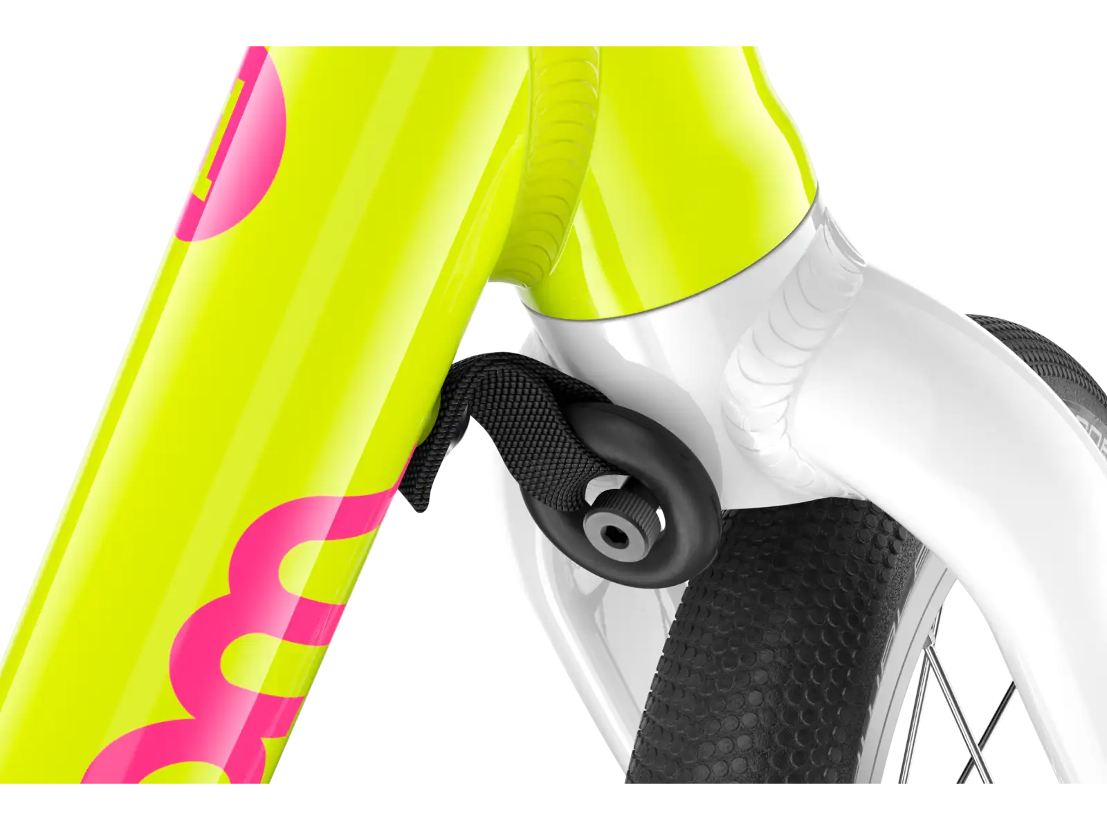 Woom GO 1 Kinderlaufrad neon lime