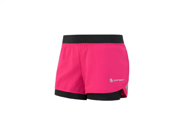 Sensor Trail Damen Shorts Rosa/Schwarz