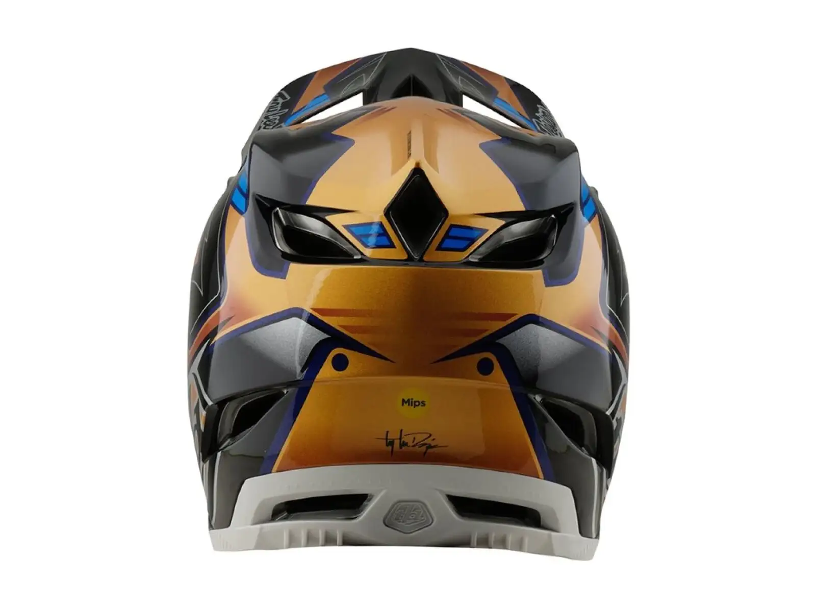 Troy Lee Designs D4 Composite Integralhelm Royalty Black/Gold