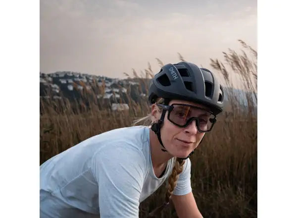 Smith Wildcat Fahrradbrille Matte Black/ChromaPop Photochromic Clear To Gray