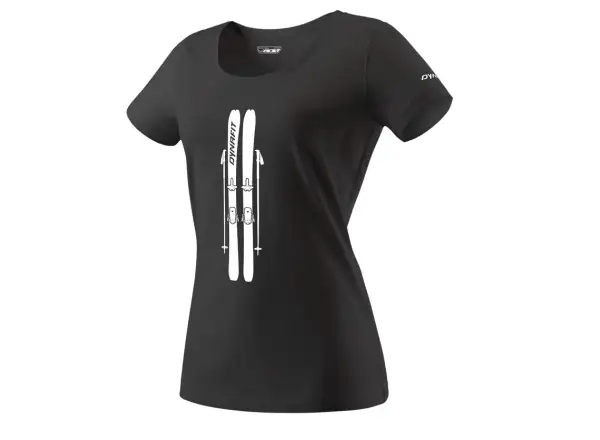 Dynafit Graphic Cotton Women T-shirt Damen-Shirt black out/SKIS