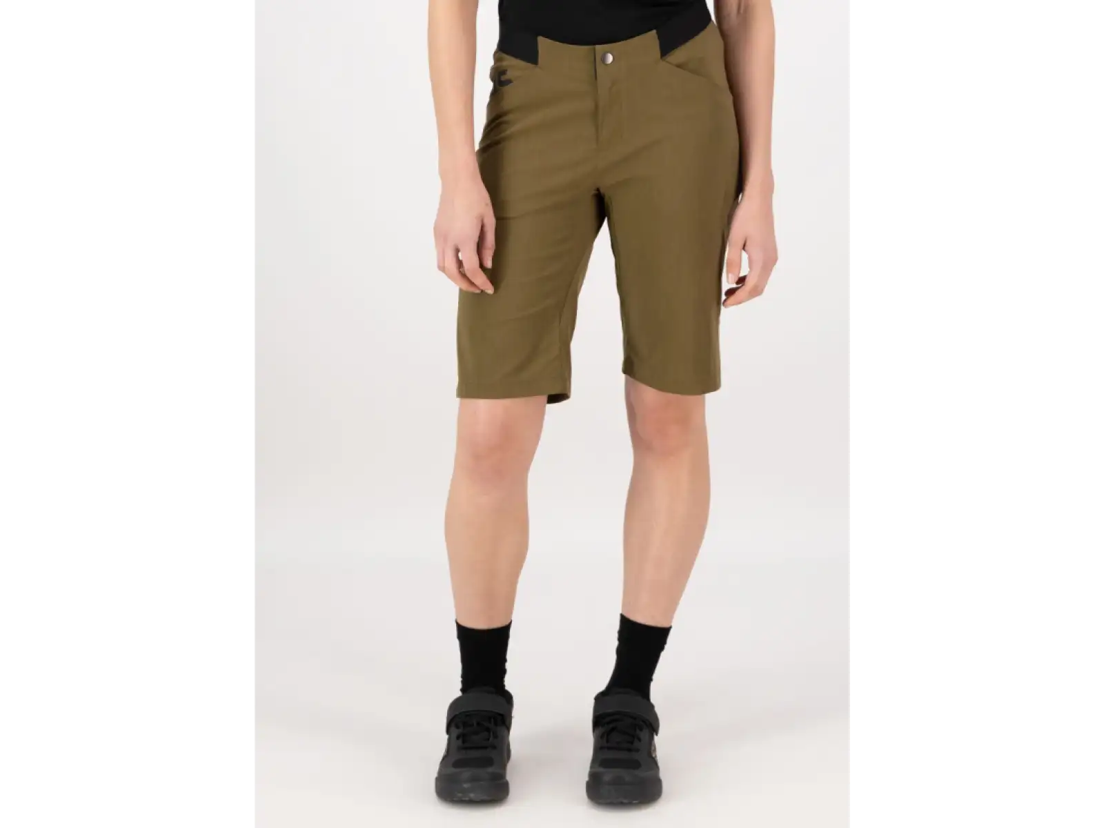 Mons Royale Diversion Merino Trail Damen-Shorts Dark Olive