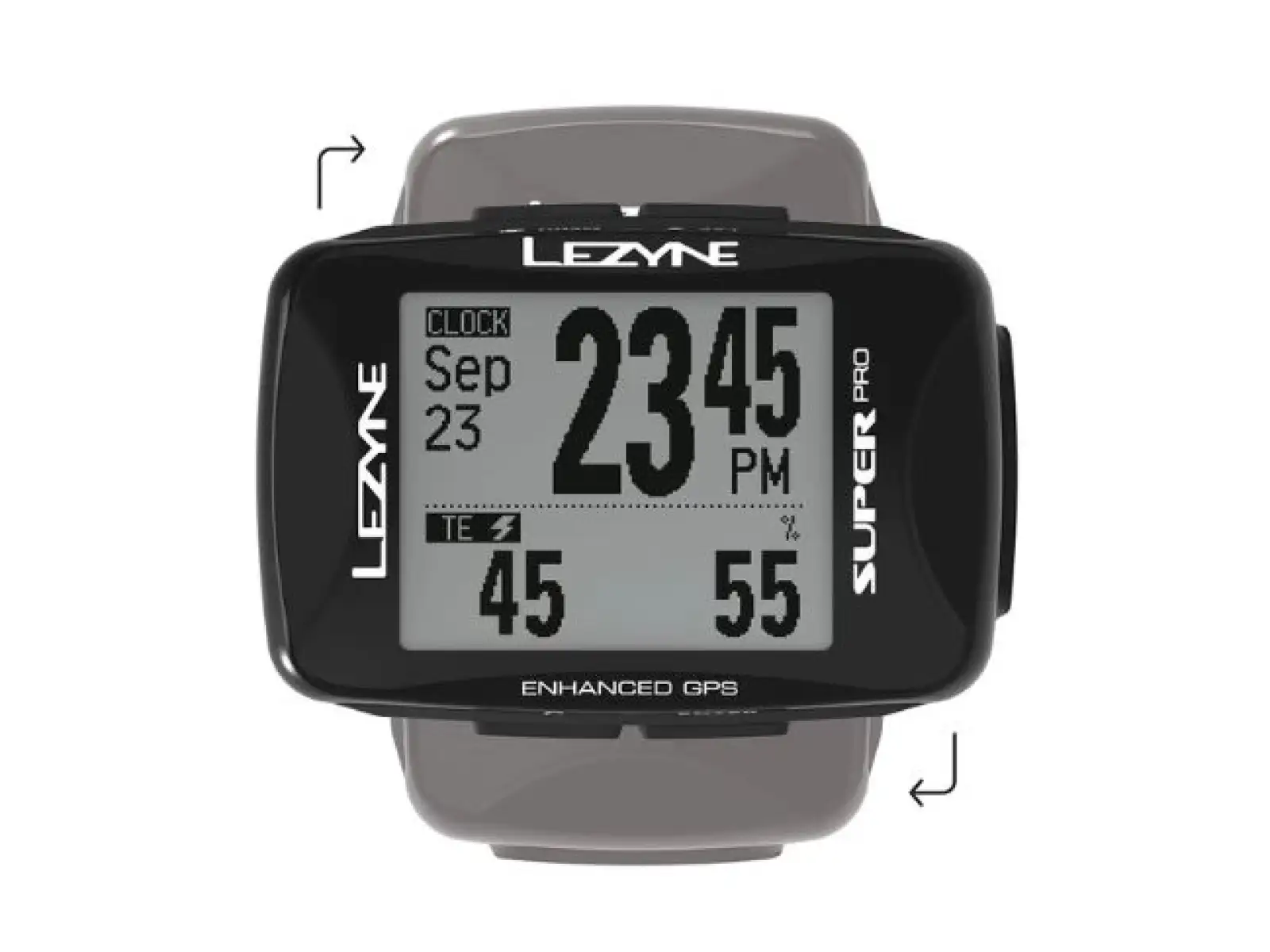 Lezyne Super Pro GPS Navigation schwarz