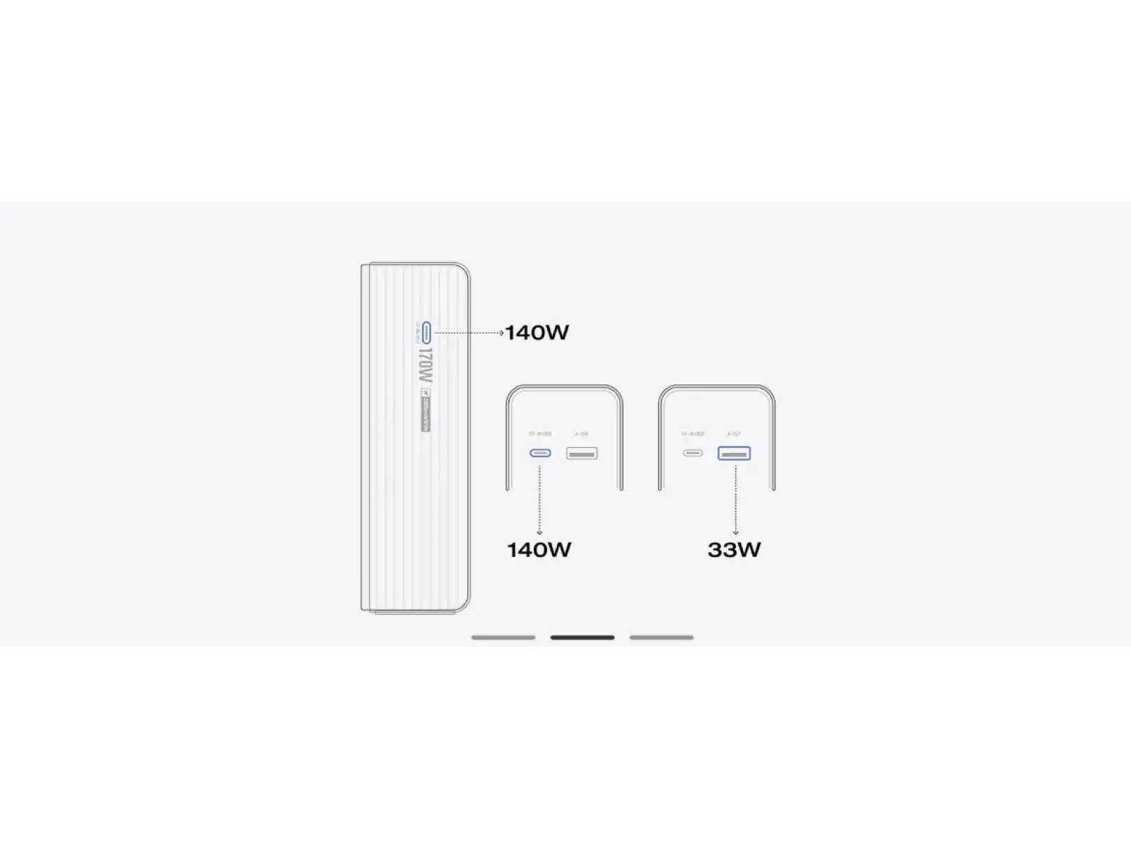 EcoFlow Rapid Powerbank (25000mAh,170W) - Silber