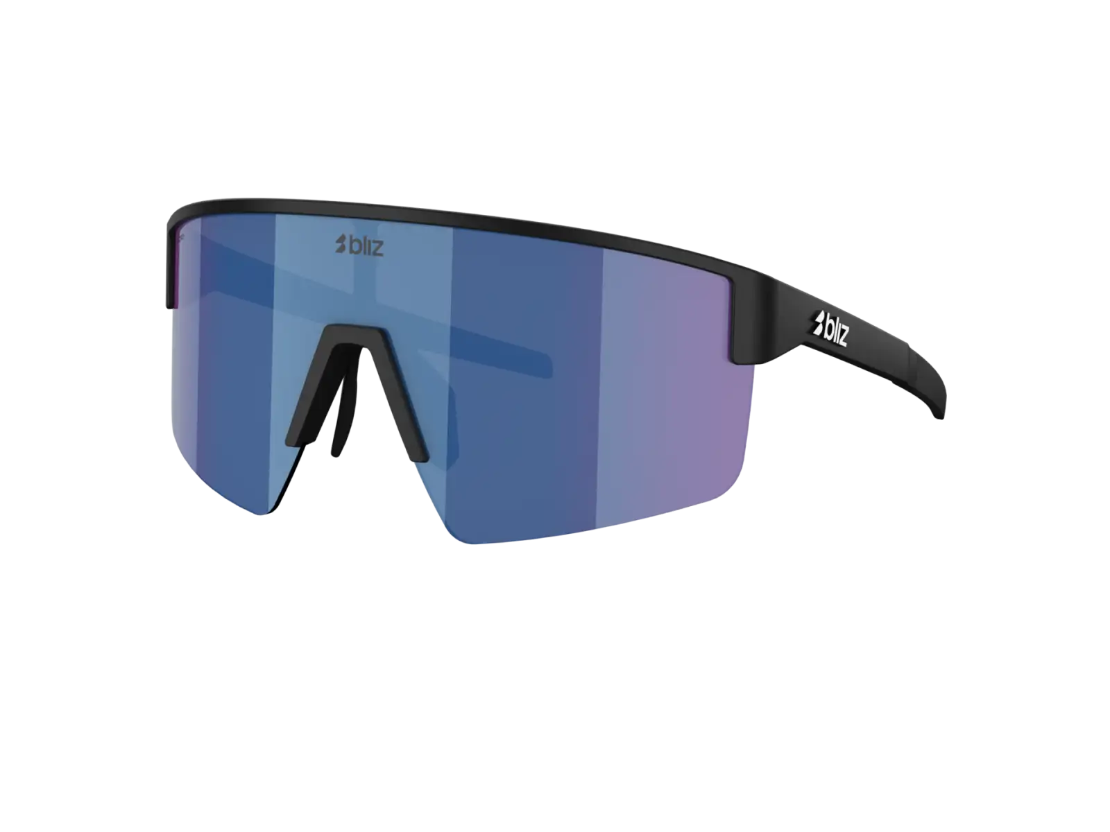 Bliz P004 Sonnenbrille Matte Black/Grey Blue Mirror