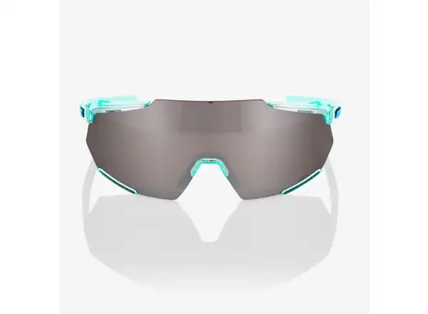 100% Racetrap 3.0 Brille Polished Translucent Mint/HiPER Silber Mirror Linse