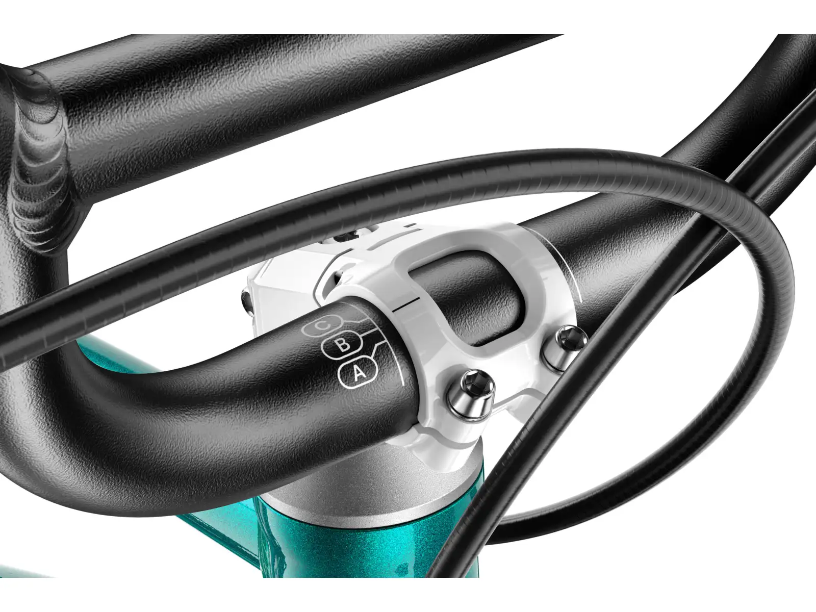 Woom GO 1 Plus Metallic Turquoise 14 Kinderlaufrad