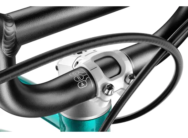 Woom GO 1 Plus Metallic Turquoise 14 Kinderlaufrad