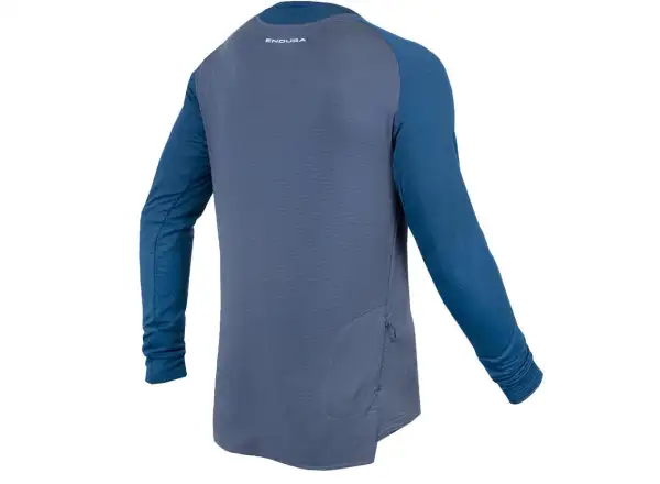 Endura Singletrack Fleece Herrentrikot Marineblau