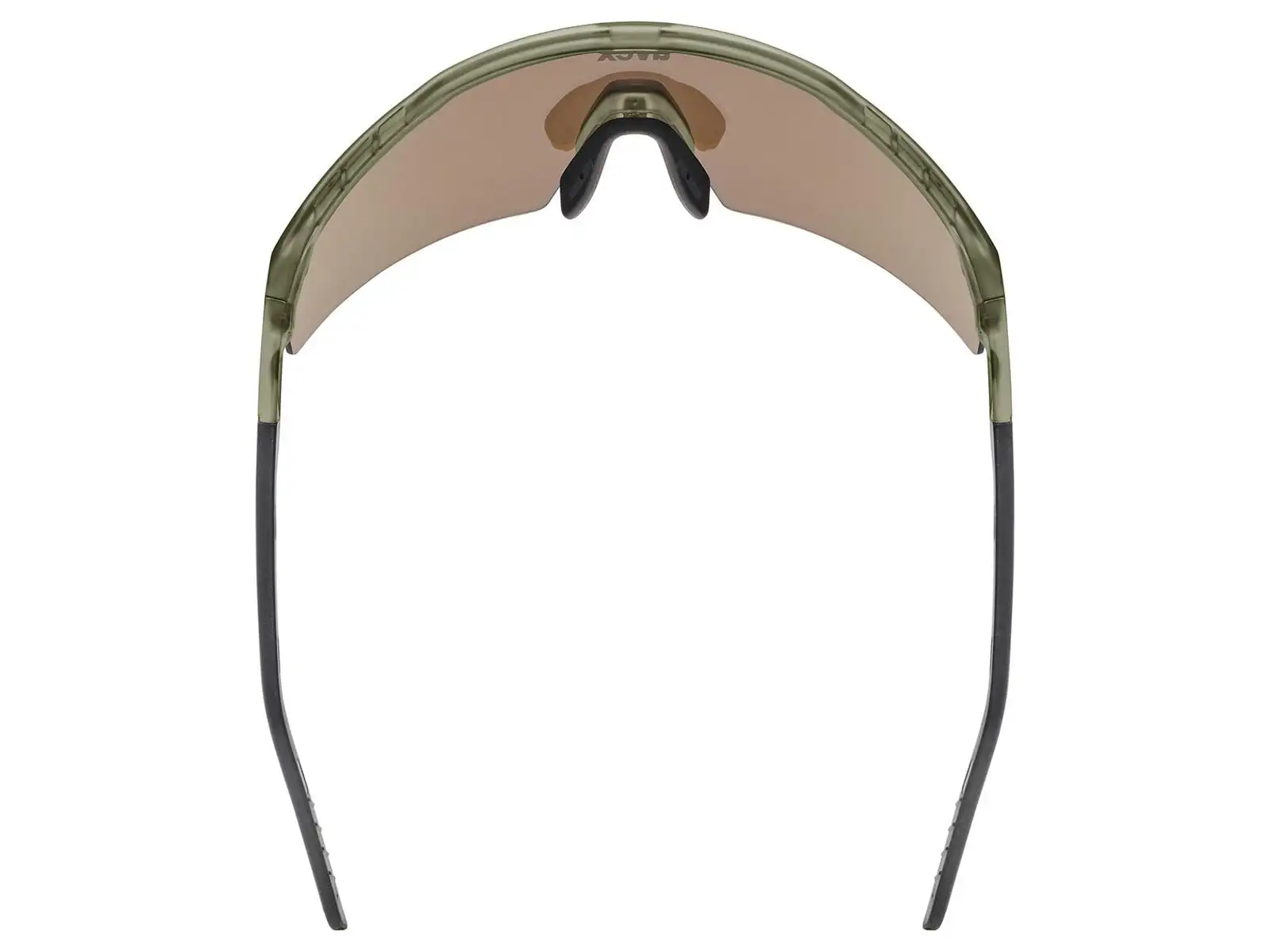 Uvex Flowline Sonnenbrille Olive Matt/Mirror Gold