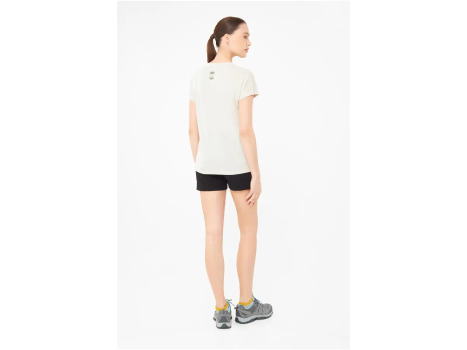 Viking Likelo Damen T-Shirt mit kurzen Ärmeln Beige