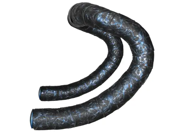 Supacaz Super Sticky Kush Splat Lenkerband Blue Refractor/Blue plugs