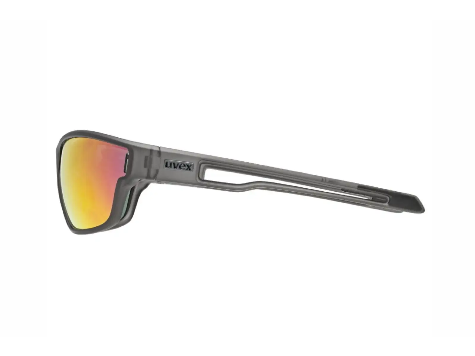 Uvex Sportstyle 806 Brille Smoke Matt/Mirror Red