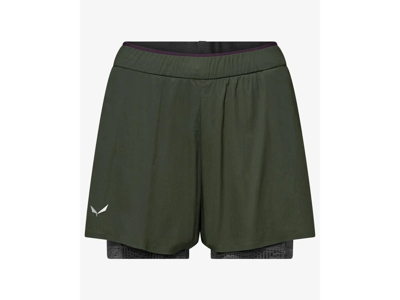 Salewa Pedroc Durastretch 2v1 Damen-Shorts Dark olive