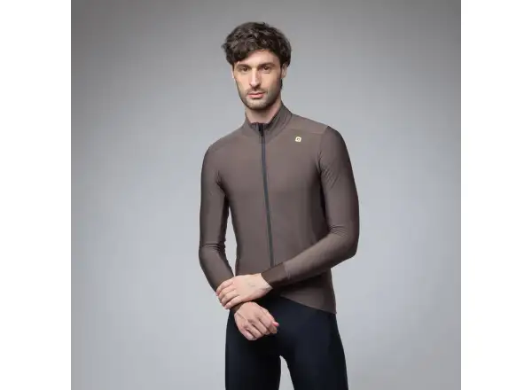 Alé Klimatik K-Idro Herren gefüttertes Fahrradtrikot Coffee