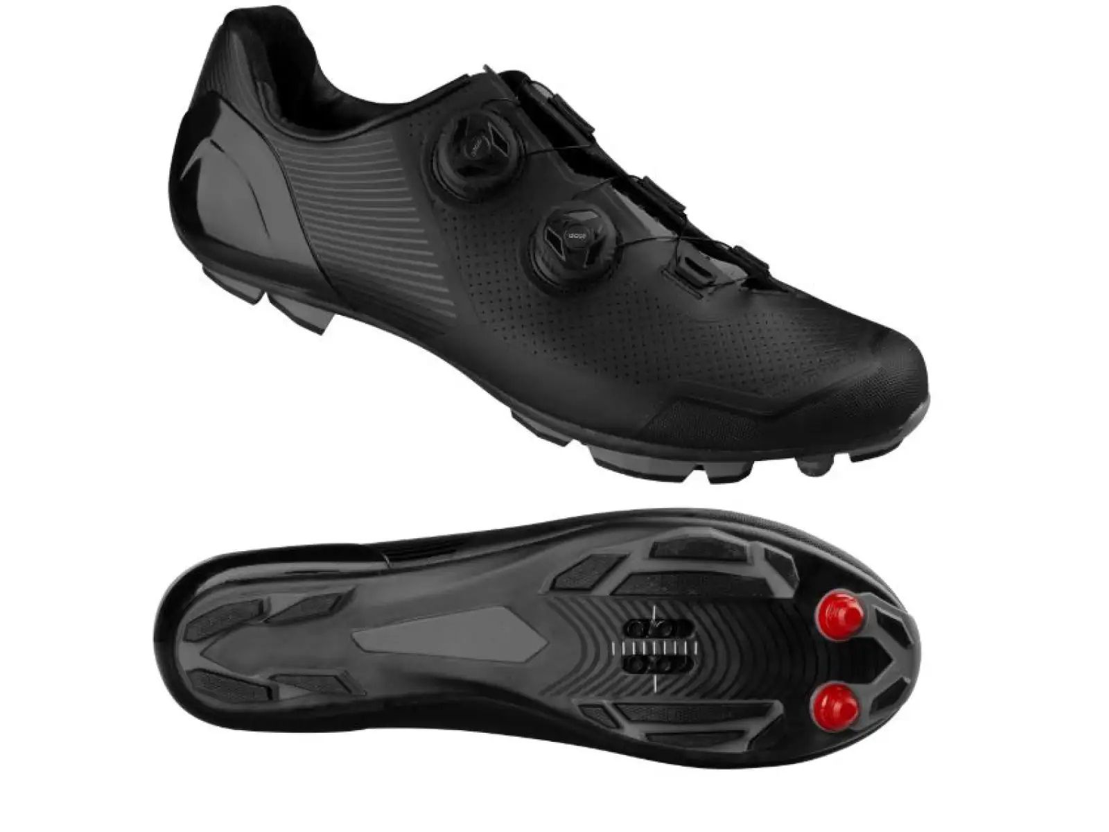 Force MTB Warrior Carbon Herren-Mountainbikeschuhe Schwarz