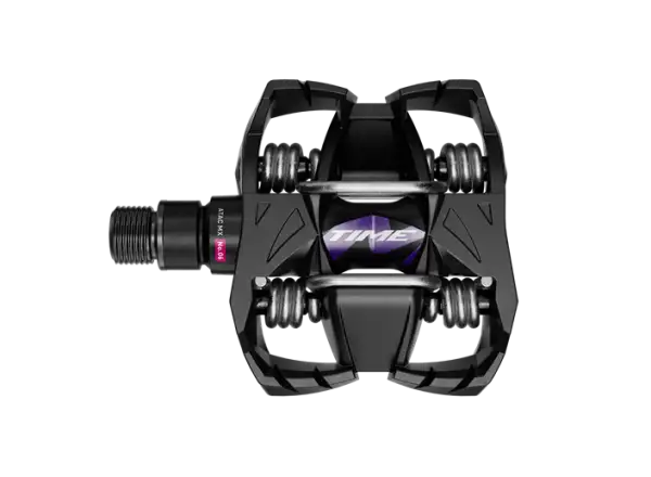 Time MX 6 Klickpedale Schwarz/Lila.