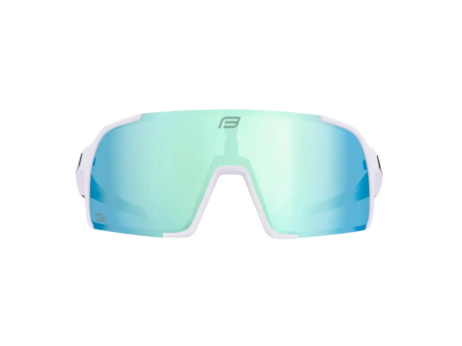 Force Glare Brille weiß/blau Spiegelglas