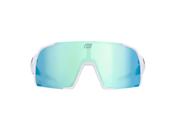 Force Glare Brille weiß/blau Spiegelglas