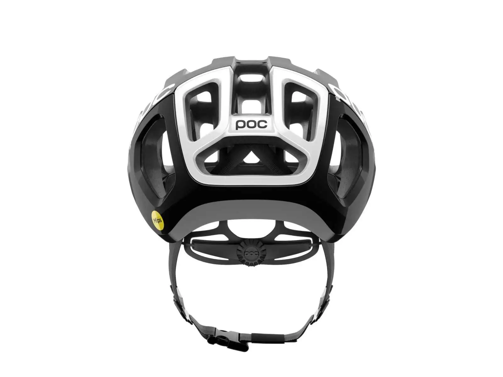 POC Ventral Air MIPS Helm Uranium Black Matt/Hydrogen White/Logo