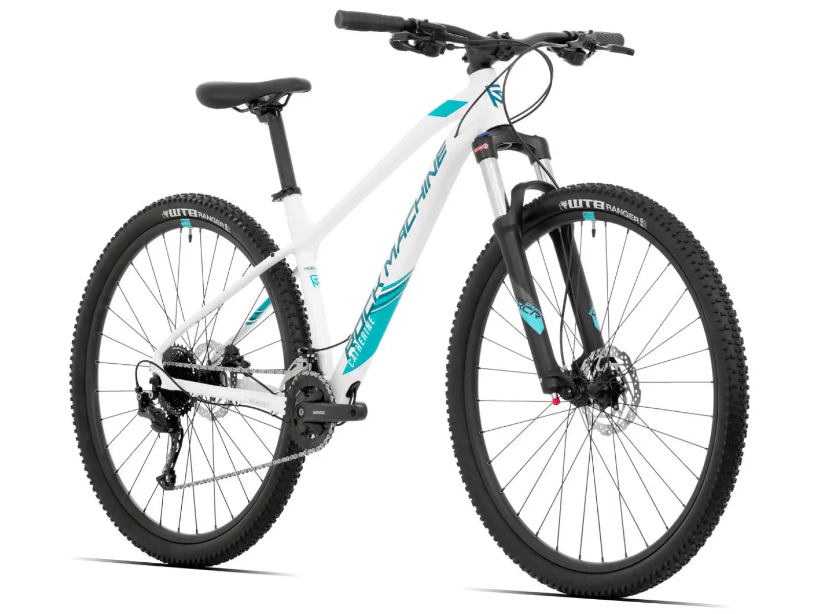 Rock Machine Catherine 20-29 perlweiß/Neon-Cyan/Petrol Mountainbike
