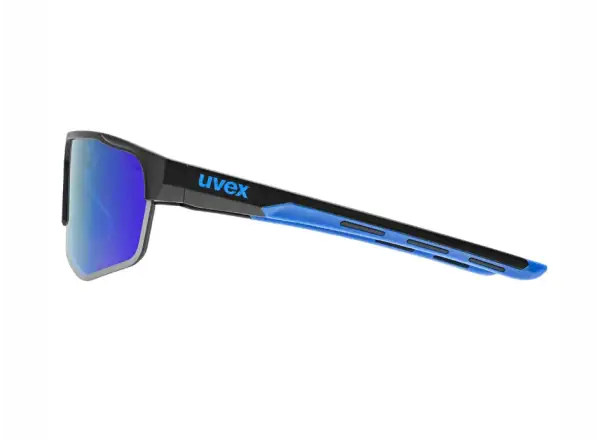 Uvex Axos Set Brille Black Matt/Mirror Blue