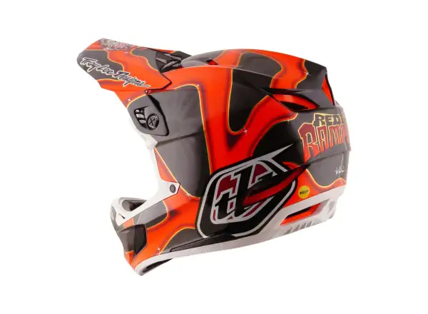 Troy Lee Designs D4 Carbon Red Bull Rampage Helm Dreamland Black