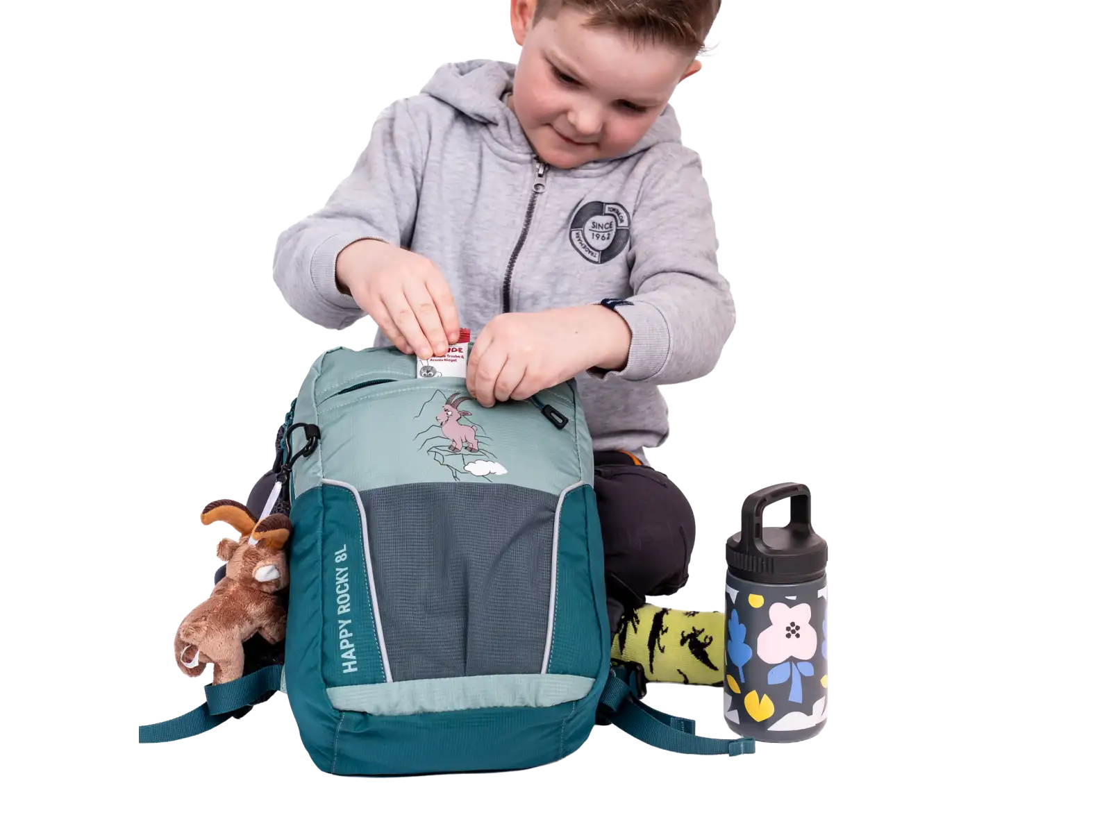 Kohla Happy Rocky 8 Kinder-Wanderrucksack Beryl Green