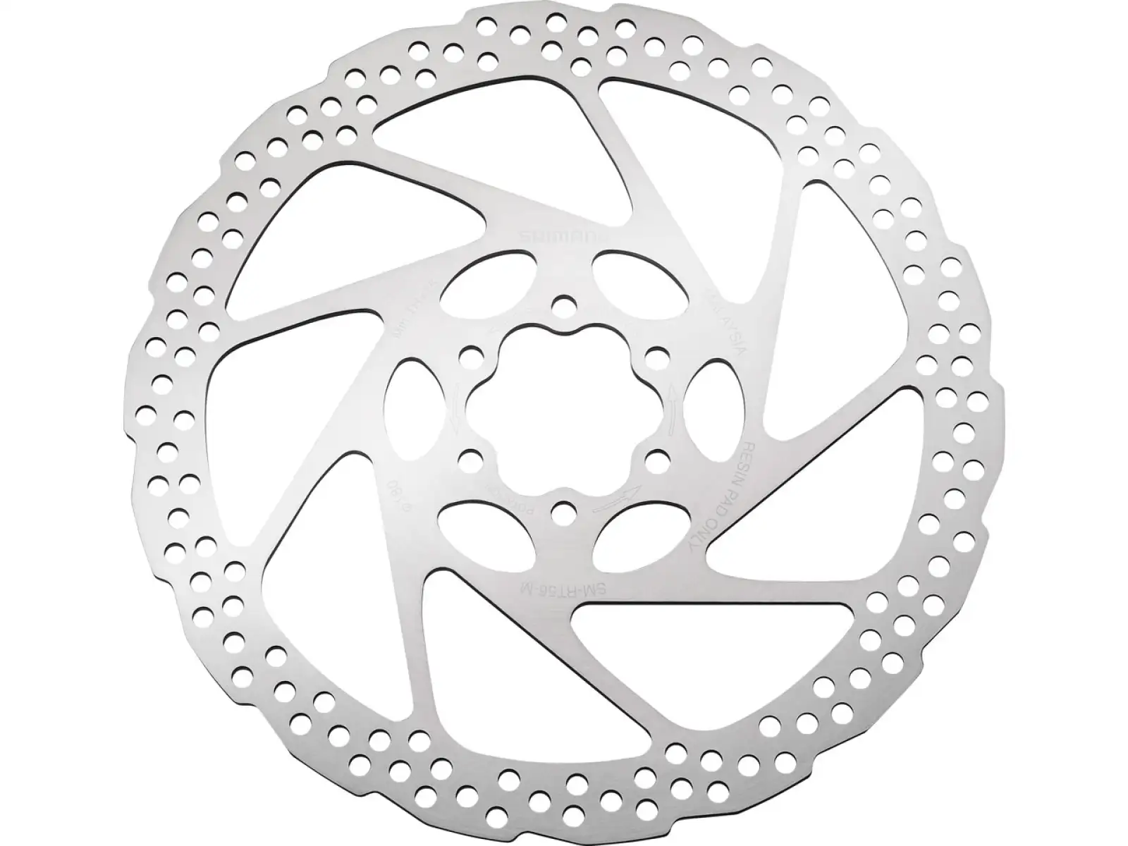 Shimano Deore SM-RT56 Bremsscheibe 180 mm, 6 Löcher, für Resin