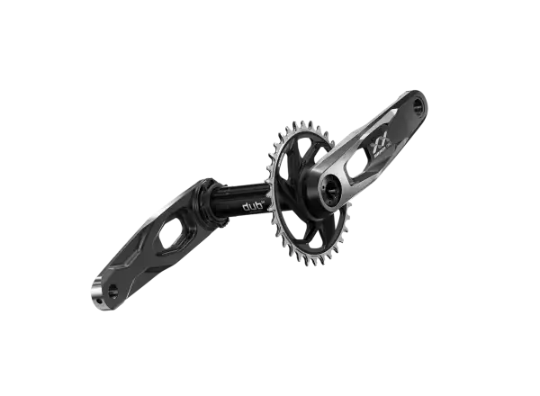 Sram Kurbeln XX DH CL55 DUB MTB 34 Zähne T-Type Schwarz