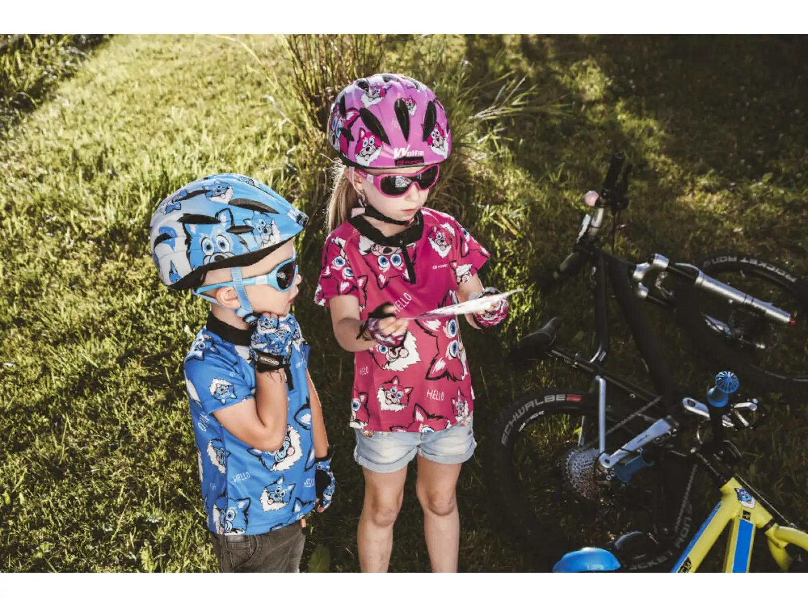 Force Wolfie Kid Kindertrikot in Pink