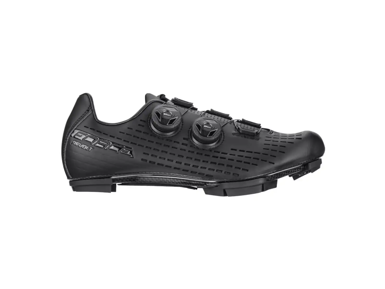 Force Revolt Carbon MTB Herren-Mountainbike-Schuhe Schwarz
