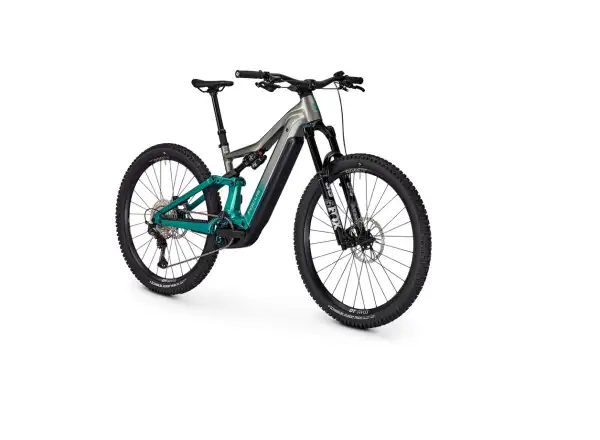 Focus JAM2 6.9 800 Wh Mountain-E-Bike Nepalsilver / Emeraldgreen