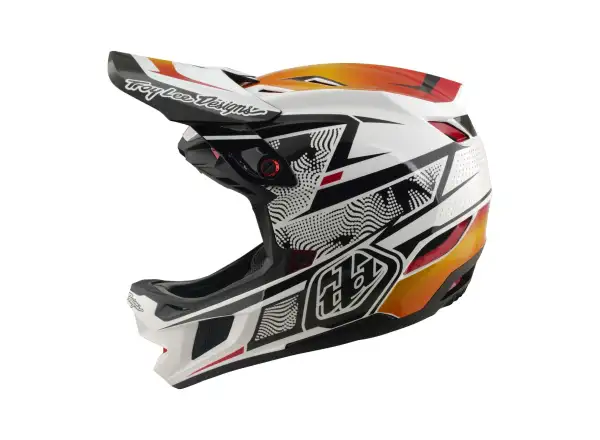Troy Lee Designs D4 Composite MIPS Helm Lined up White