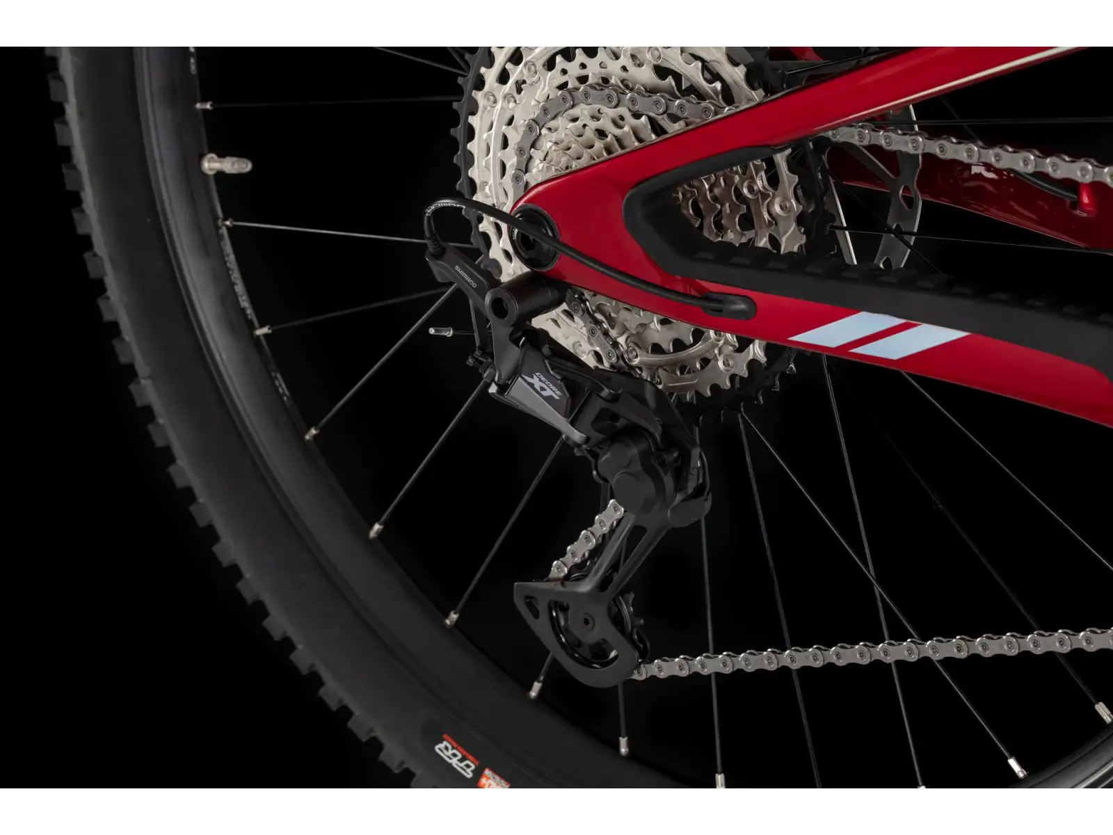 4ever Volcanno Vesuv Fully Mountainbike - Flame Red/Hologram
