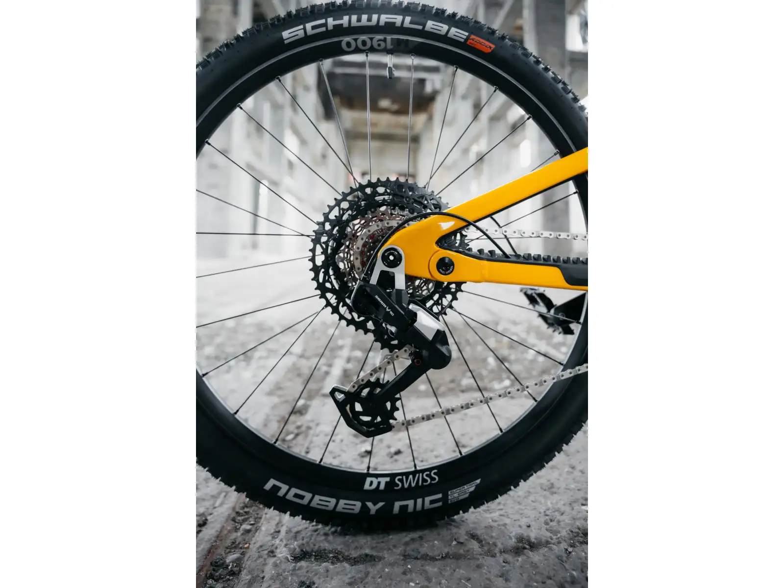 Nukeproof Reactor Alloy Pro 290 Eagle 90 vollgefedertes Fahrrad Yellow