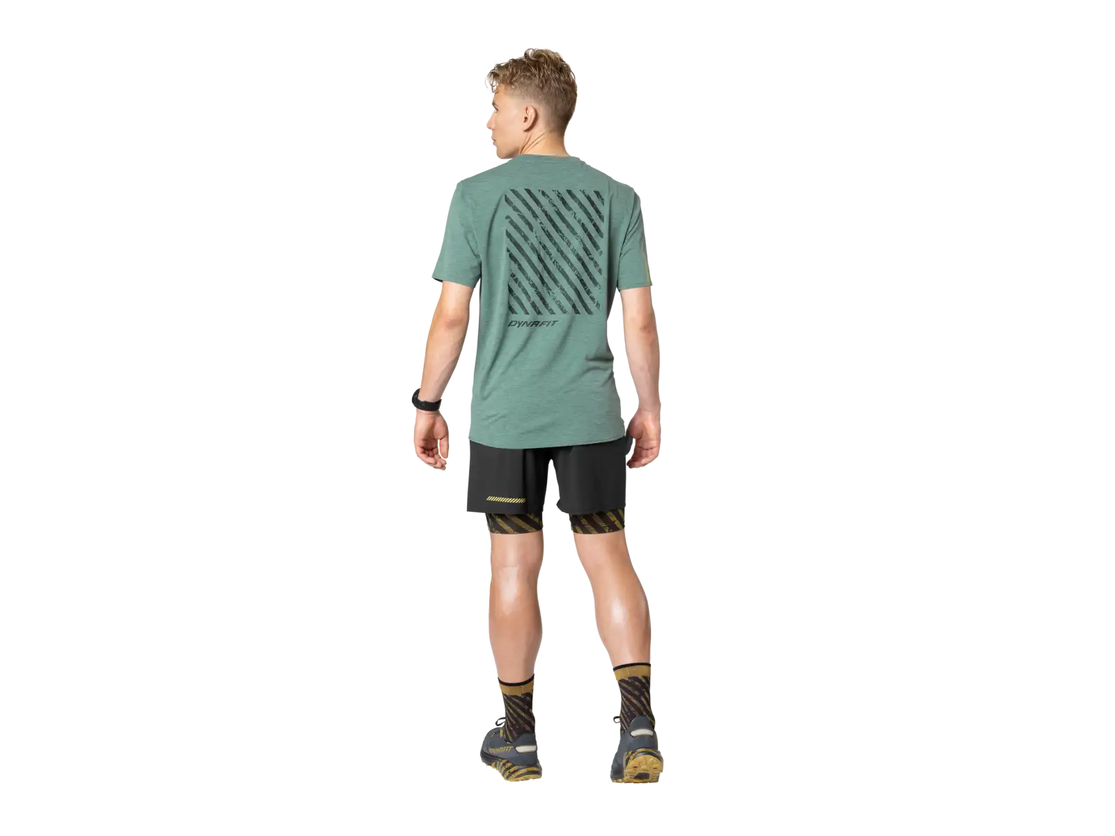 Dynafit Trail Herren Laufshirt Kurzarm Atlantic