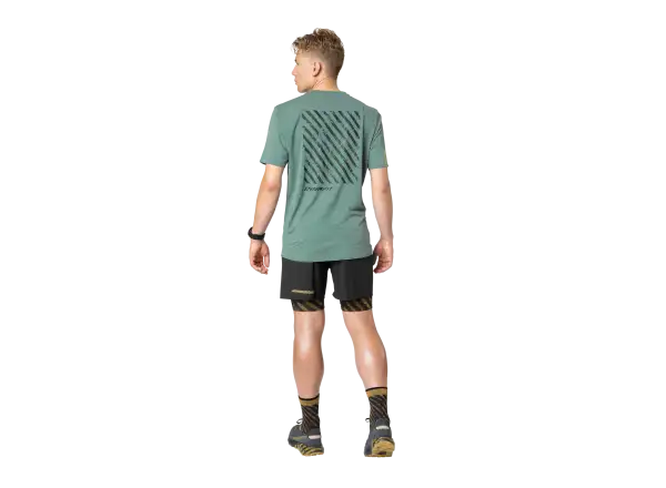 Dynafit Trail Herren Laufshirt Kurzarm Atlantic