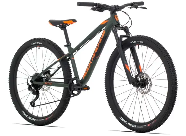 Rock Machine Blizz 27 HD Kinderfahrrad Mat Khaki/Neon Orange/Black