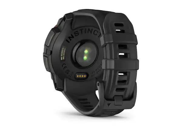 Garmin Instinct 3 Solar 45 mm Smartwatch Schwarz/Schwarzes Armband