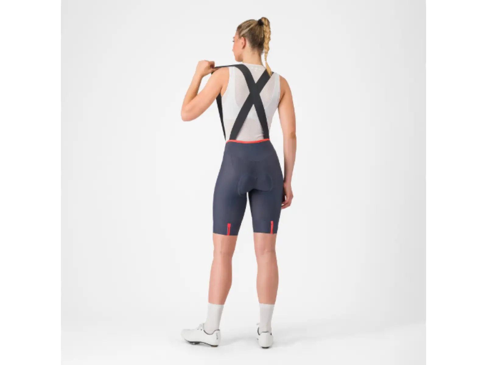 Castelli Prima 2 DT Damen-Trägerhose Twilight Blue/Hibiscus