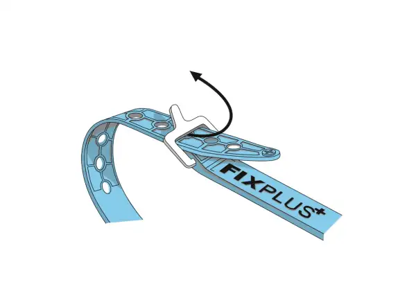 Fixplus-Band Spanngurt 230 mm schwarz 2 Stück